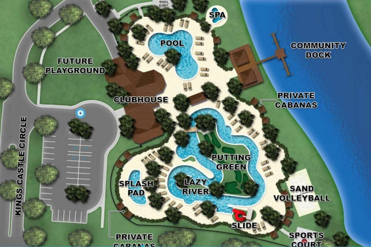 C - New 4 Bedroom Home - 5 Miles To Disney - Free Water Park - Private Pool Kissimmee Eksteriør billede